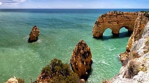 Paysage côtier de l'Algarve