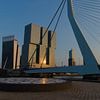 Erasmusbrug samen met KPN gebouw en Nhow Hotel Rotterdam von Sebastiaan van Hattum
