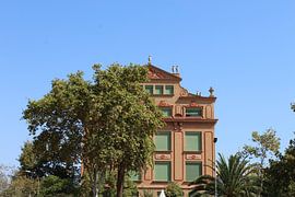 Beautiful building in a street in Barcelona, Spain. by Shania Lam