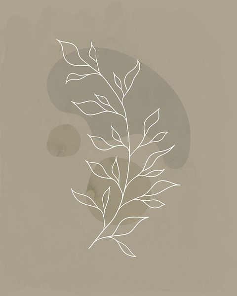 Minimalistische Illustration in neutralen Farben 2 von Tanja Udelhofen