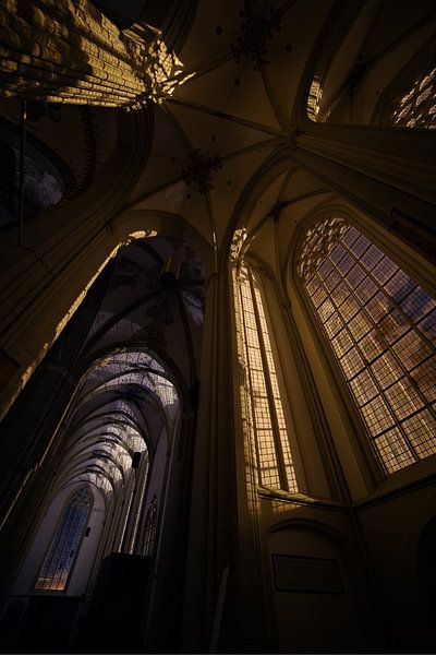 Walburgische Kirche bei Nacht von Arnold van Rooij