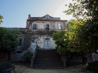 Old and dilapidated urban exploring castle