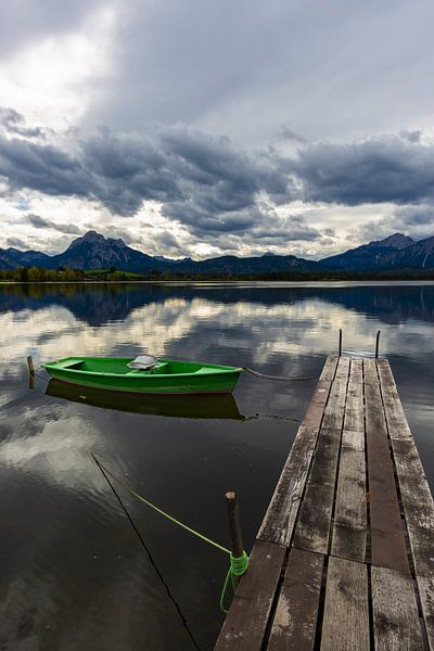 Early morning at the Hopfensee by Walter G. Allgöwer