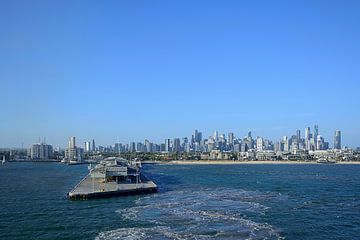 Wegzeilen uit Port Melbourne van Frank's Awesome Travels