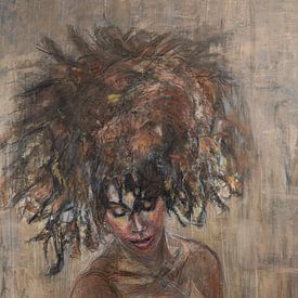 Ungezähmt von Gemälde Liesbeth Serlie