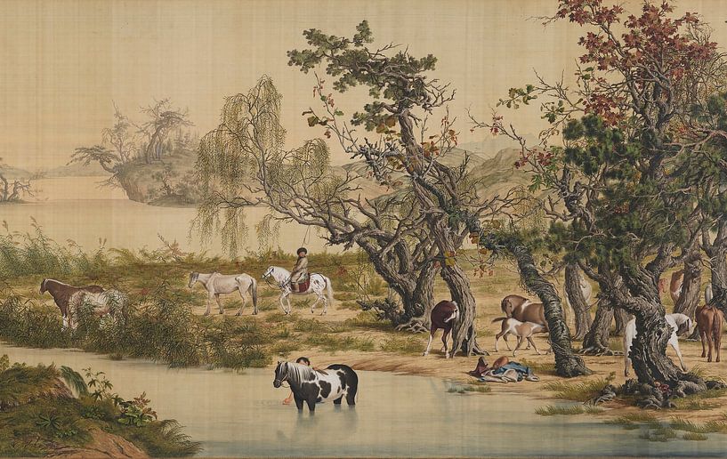 One hundred horses (part 2) by Creative Masters Old Masters