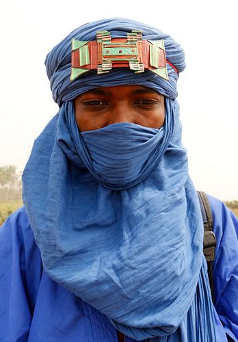 Touareg ou homme bleu du Sahara
