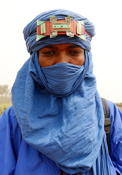 Touareg ou homme bleu du Sahara par Cora Unk