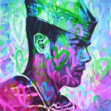Motiv Jean - Love Pop Art 01 van Team W 32 Gallery
