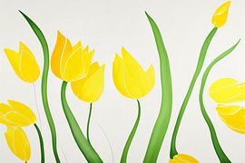 Yellow tulips by Mark Bosman