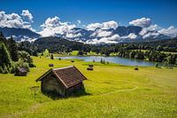 Geroldsee in de Alpen, Duitsland