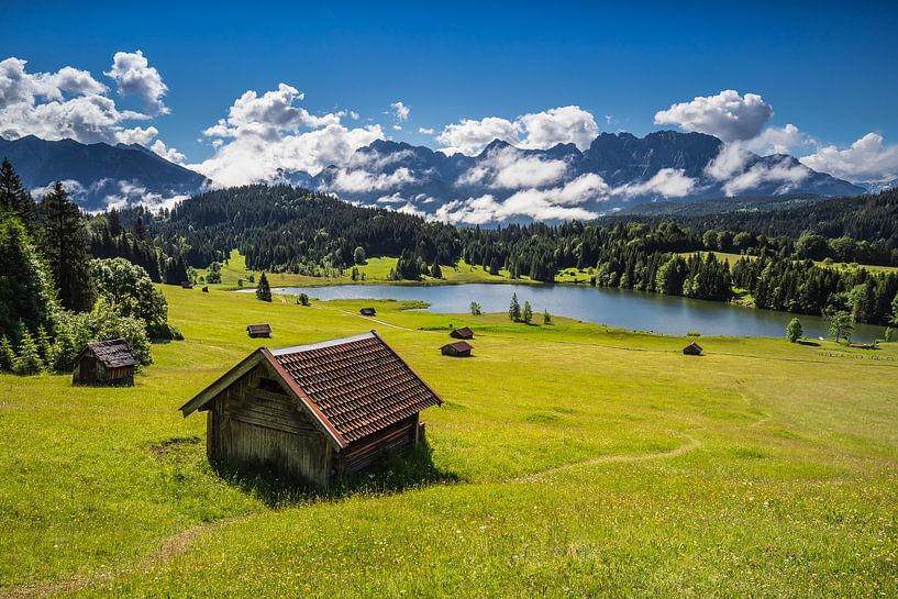 Geroldsee in den Alpen, Deutschland von Bob Slagter