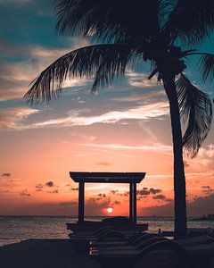 Zonsondergang op Curaçao von Wahid Fayumzadah