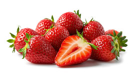 Des fraises mûres sur Bo Valentino