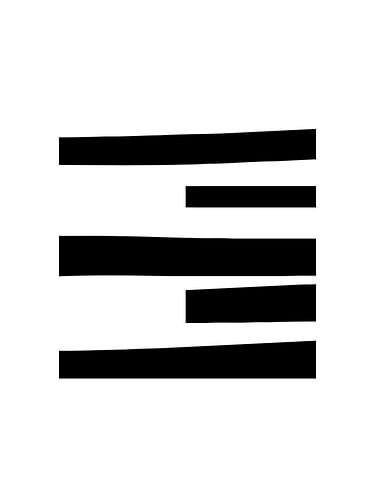 Organisch Minimalisme 1 | Zwart & Wit Geometrisch Abstract