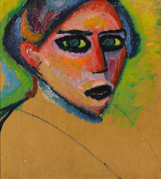 Alexej von Jawlensky~Woman's Face by finemasterpiece