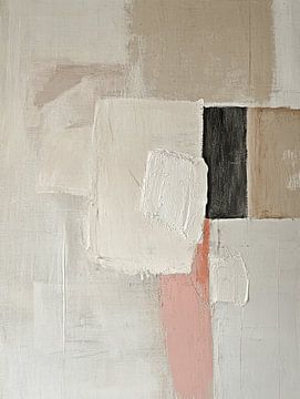 Japandi, modern en abstract in pastelkleuren van Japandi Art Studio
