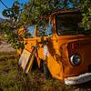 verlaten volkswagen busje van Mark Lenoire