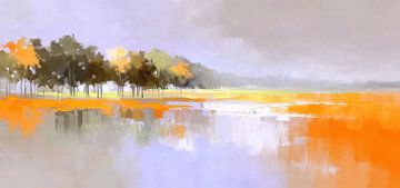 Spiegel Feuer von Kunst Laune