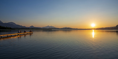 Sun-drenched tranquillity at Lake Hopfensee
