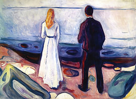 Un couple face à la mer sur Nicholas McKenzie