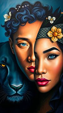 Trilogie van diversiteit - Portret - #6 van Liona Toussaint