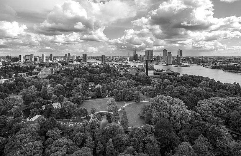 De skyline van Rotterdam van MS Fotografie | Marc van der Stelt