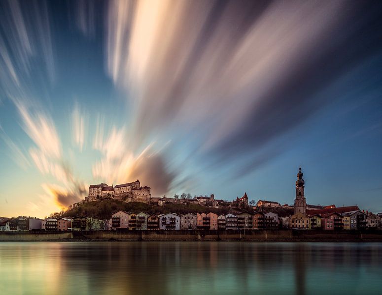 Burghausen on the Salzach by altmodern