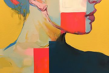 Frau Abstrakt von Blickfänger Gemälde