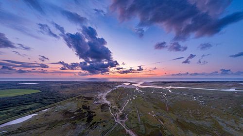 De Slufter Texel Zonsondergang