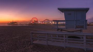 Santa Monica beach Pier by Photo Wall Decoration