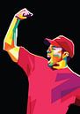 tiger woods in wpap pop art by amex Dares thumbnail