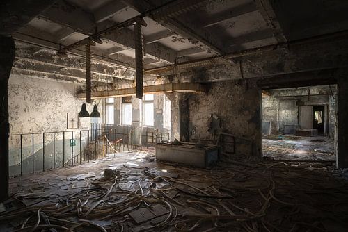 Verlaten Duga Controle Gebouw.