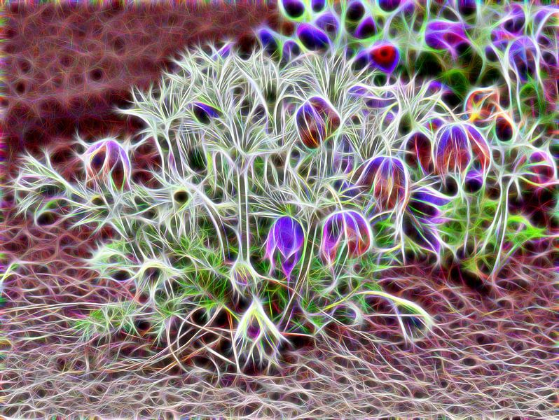 Neon koebellen van Edgar Schermaul