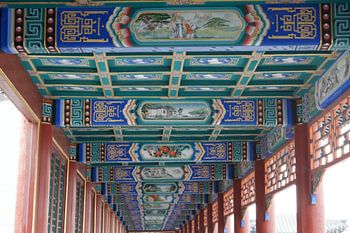 Long Corridor Artworks Royal Parks Beijing Ceiling