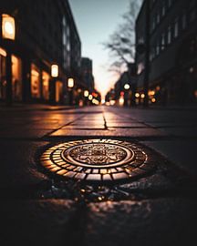 Close-up in the pedestrian zone