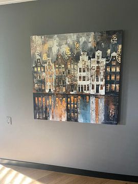 Klantfoto: Amsterdam Golden Hour van Kunst Kriebels