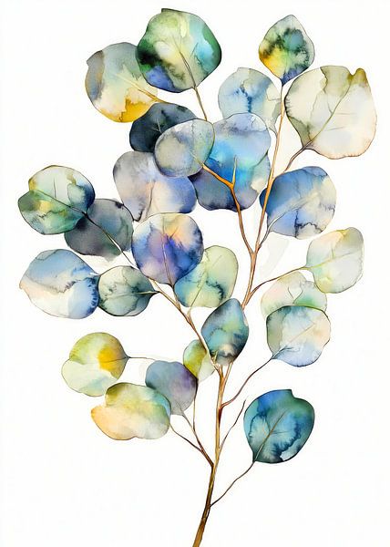 Eucaliptus leaves nature art 10 by JBJart Justyna Jaszke