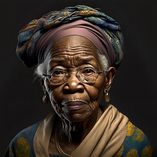 Afrikaanse vrouw drie