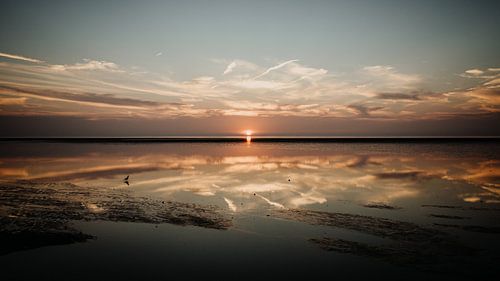 Sonnenuntergang im Nationalpark Wattenmeer