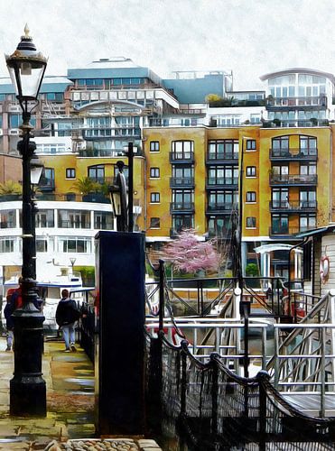 Wandeling rond St Katharine Docks Londen