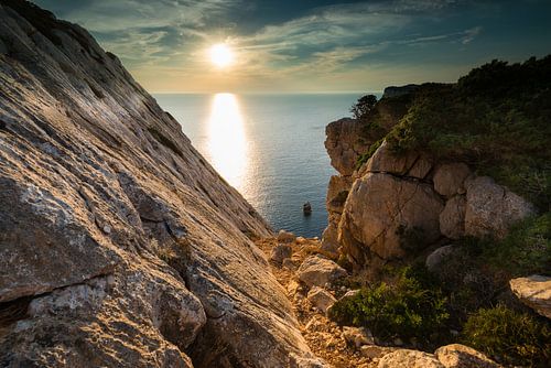 Sunset in the mountains of Sardinia