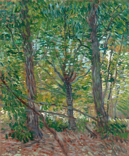 Vincent van Gogh, Trees by 1000 Schilderijen