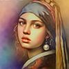 the girl with the pearl earring by Digital Art Nederland