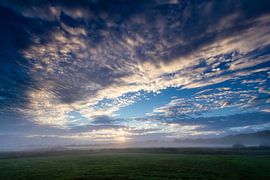 Sonnenaufgang in Harkstede von Koos de Wit
