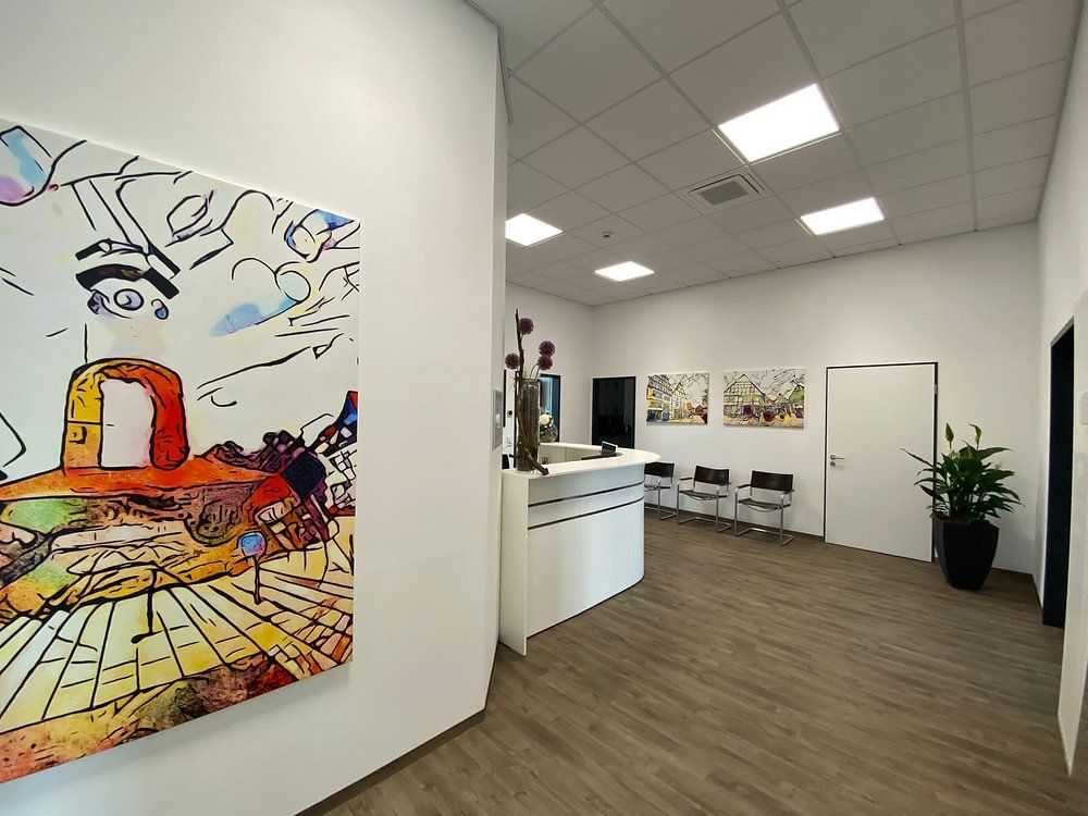 Dans les jardins du spa, à Bad Salzuflen.  par zam art 