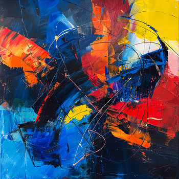Abstrakt Bunt