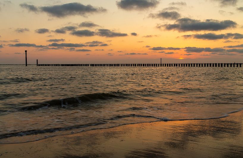 Zonsondergang van MSP Canvas