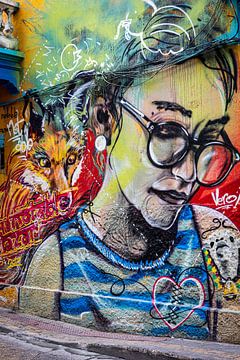 graffiti Colombia van Sylvia Fransen