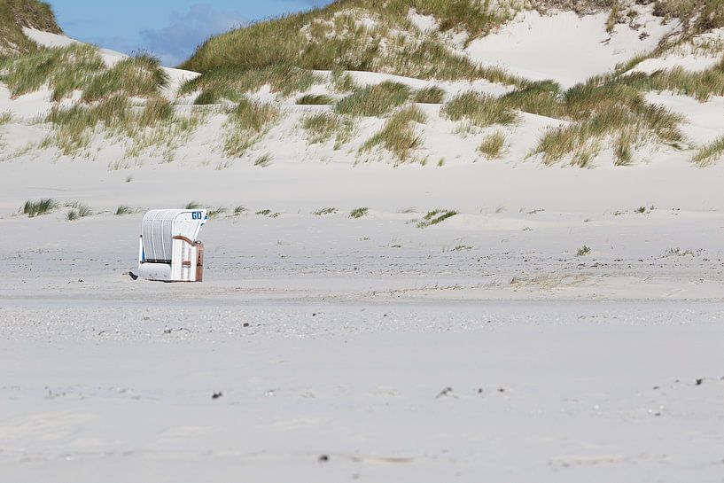 Strandstoel op Amrum van Thomas Heitz